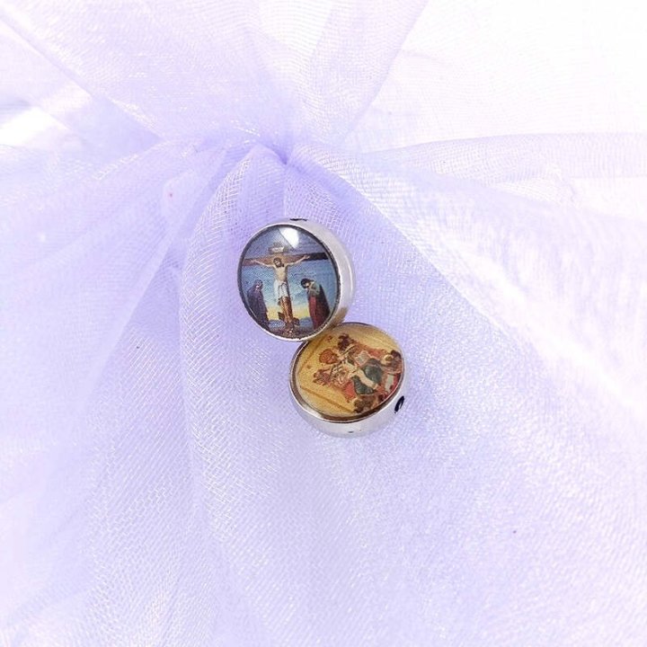 Handmade bile | Margele rotunde de trecere 10mm | 6021