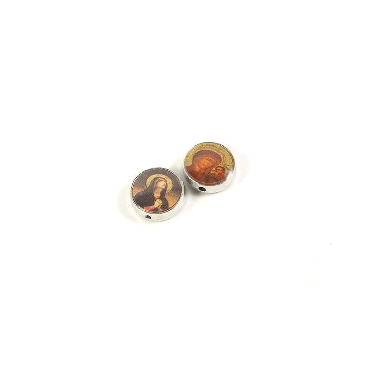 Handmade bile | Margele rotunde de trecere 10mm | 6021
