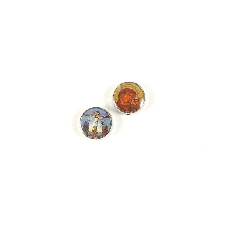 Handmade bile | Margele rotunde de trecere 10mm | 6021