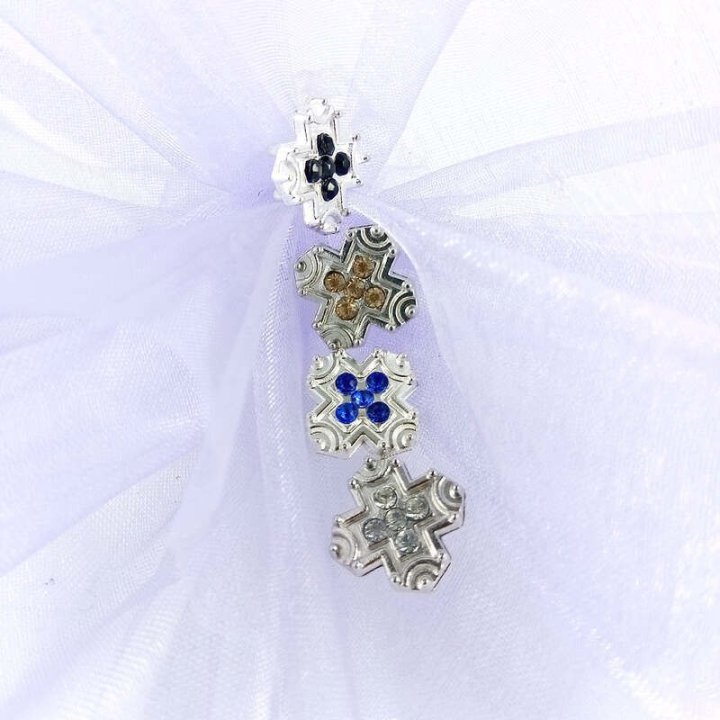 Handmade bile | Margele cruce de legatura 15mm | 6025