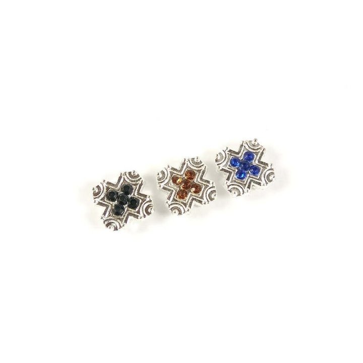 Handmade bile | Margele cruce de legatura 15mm | 6025