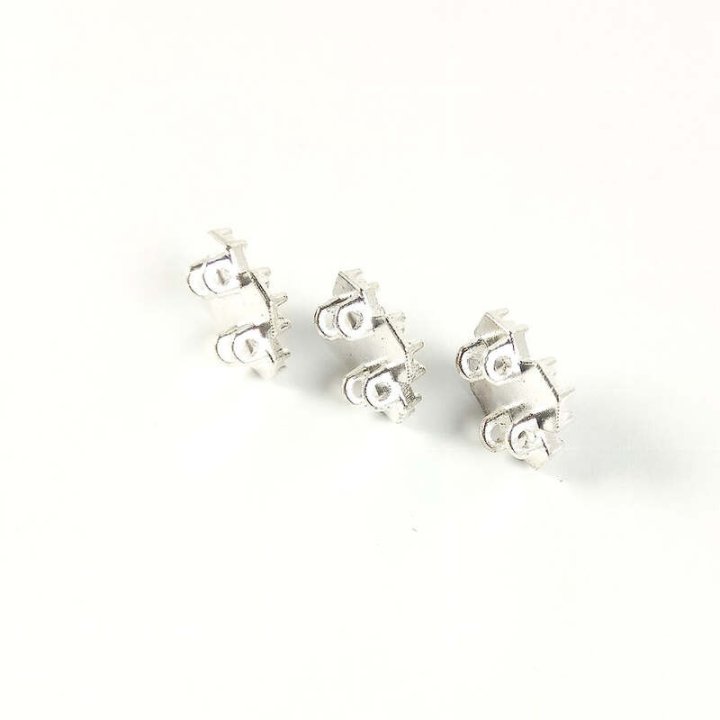 Handmade bile | Margele cruce de legatura 15mm | 6025