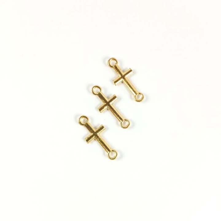 Handmade bile | Margele cruce de legatura 25mm | 6027