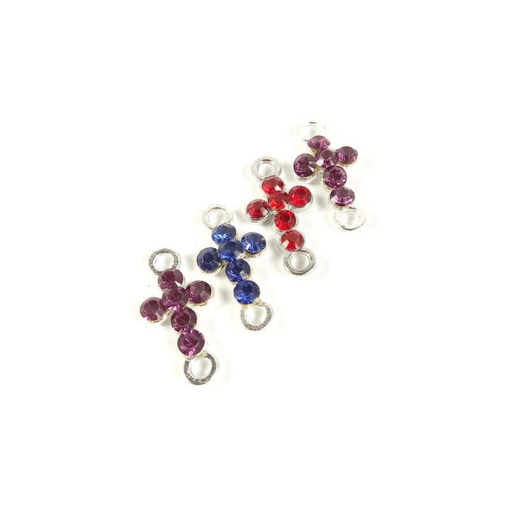 Handmade bile | Margele cruce de legatura 20mm | 6028