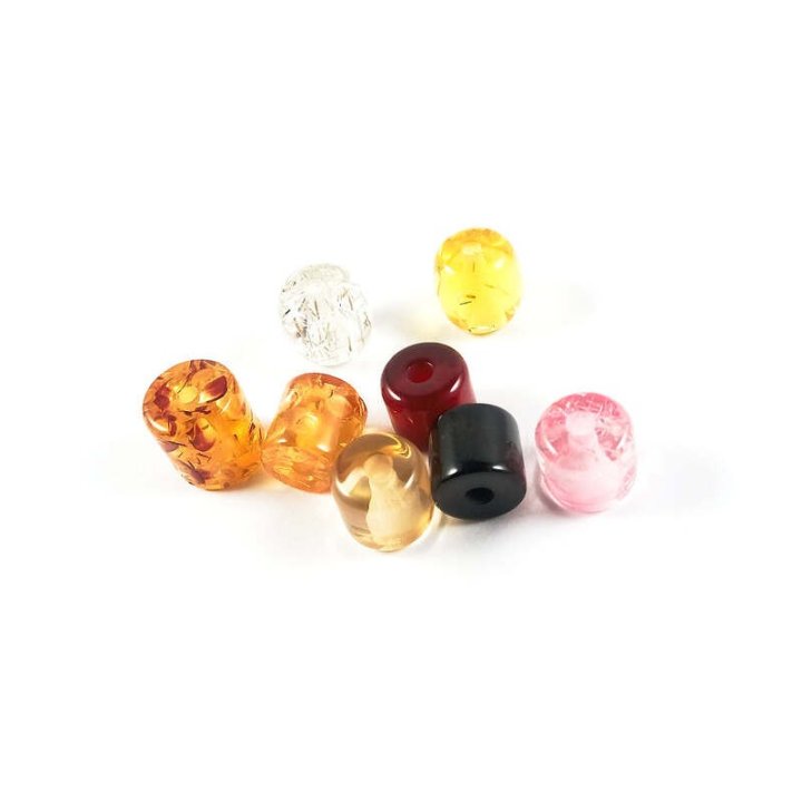 Handmade bile | Margele cilindru de trecere 12mm | 6030