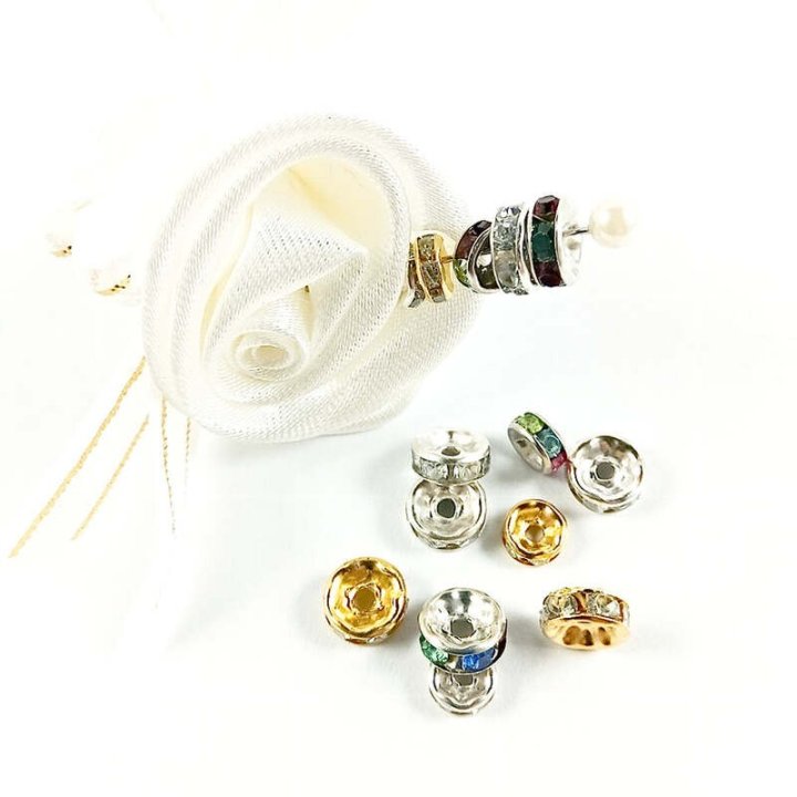 Handmade bile | Margele distantiere de trecere 7mm | 6035