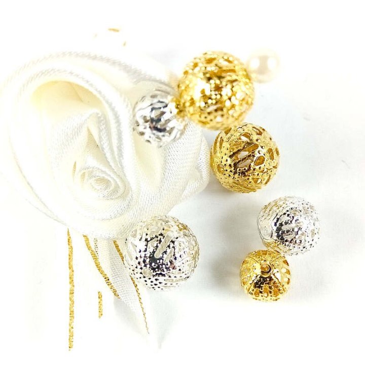 Handmade bile | Margele rotunde de trecere 10mm | 6040