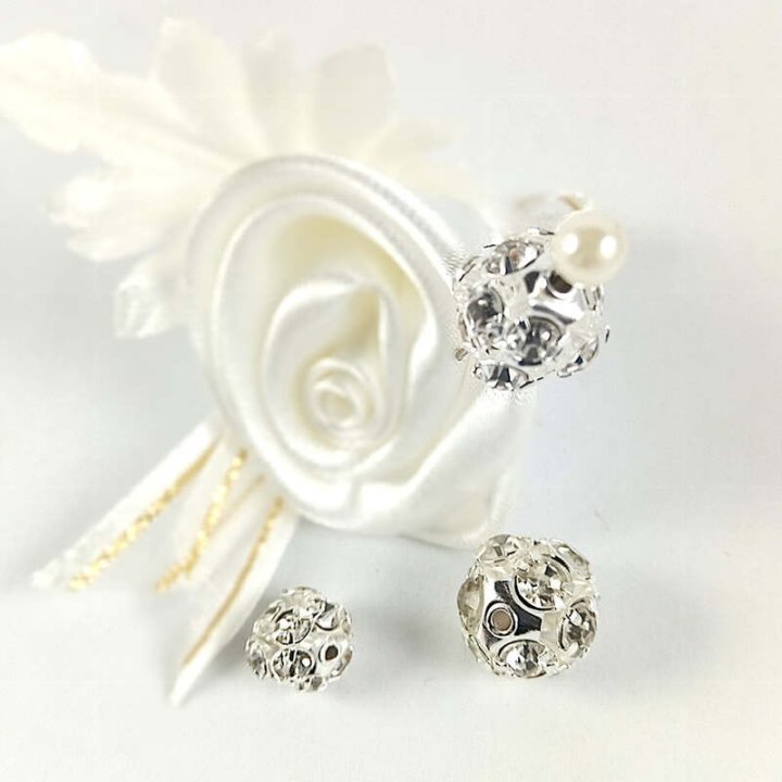 Handmade bile | Margele rotunde de trecere 12mm | 6044