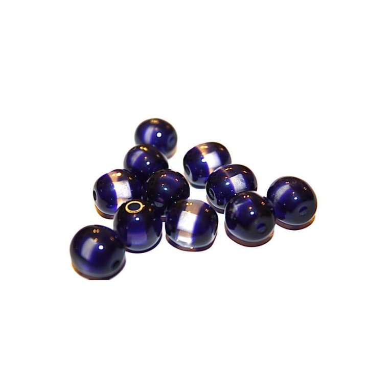 Handmade bile | Margele rotunde de trecere 10mm | 6050