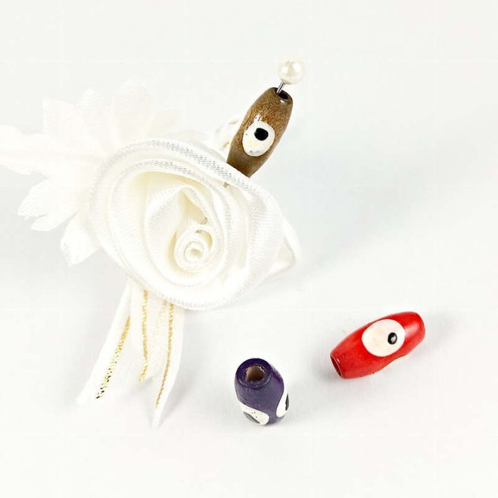 Handmade bile | Margele ovale de trecere 15mm | 6064