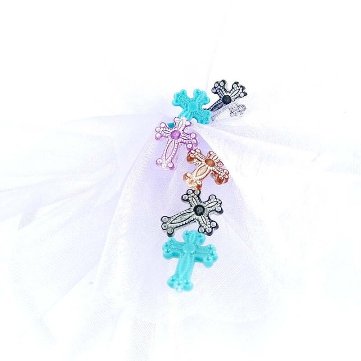 Handmade bile | Margele cruce de trecere 16mm | 6070