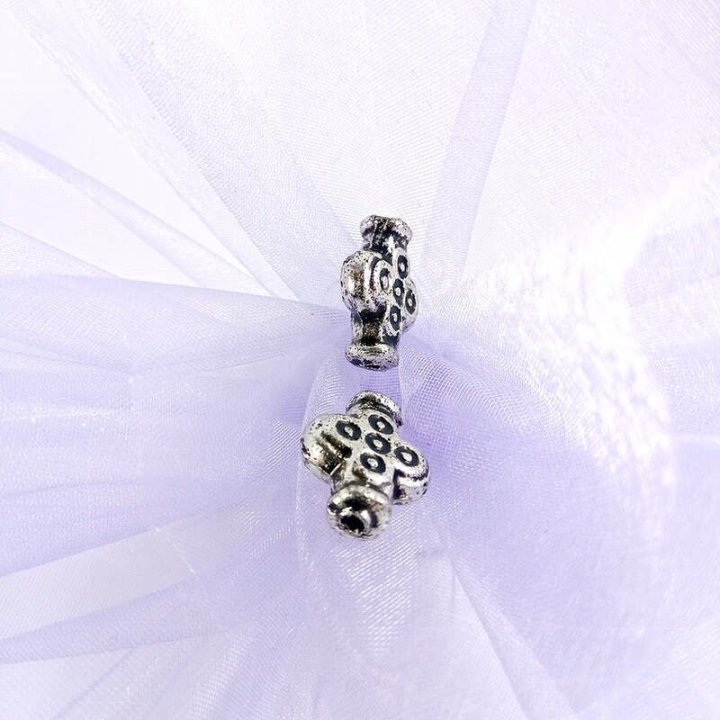 Handmade bile | Margele cruce de trecere 19mm | 6077