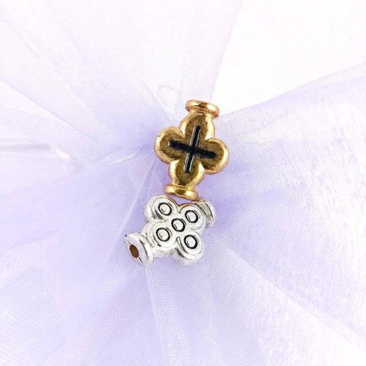 Handmade bile | Margele cruce de trecere 20mm | 6080