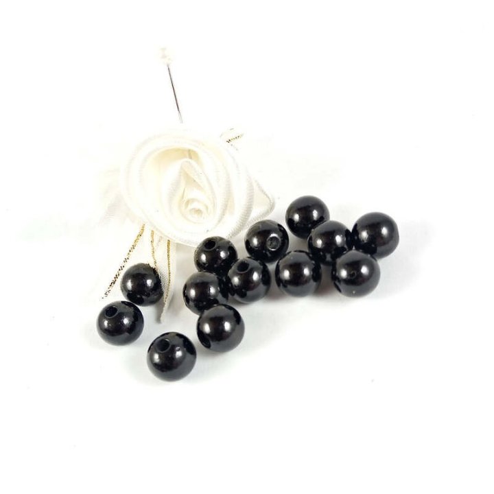 Handmade bile | Margele rotunde de trecere 10mm | 6099