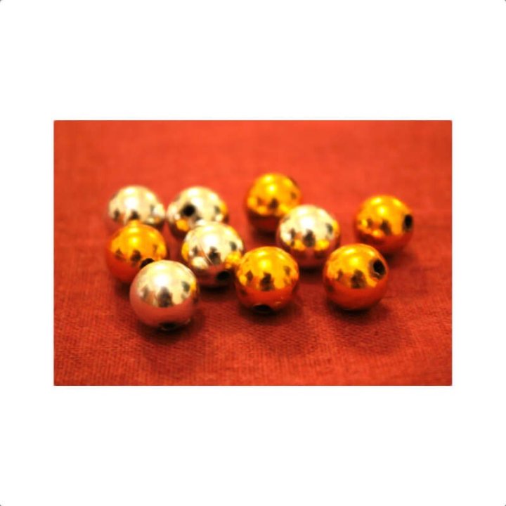 Handmade bile | Margele rotunde de trecere 10mm | 6101
