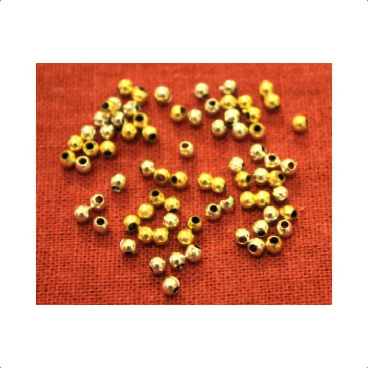 Handmade bile | Margele rotunde de trecere 3mm | 6106
