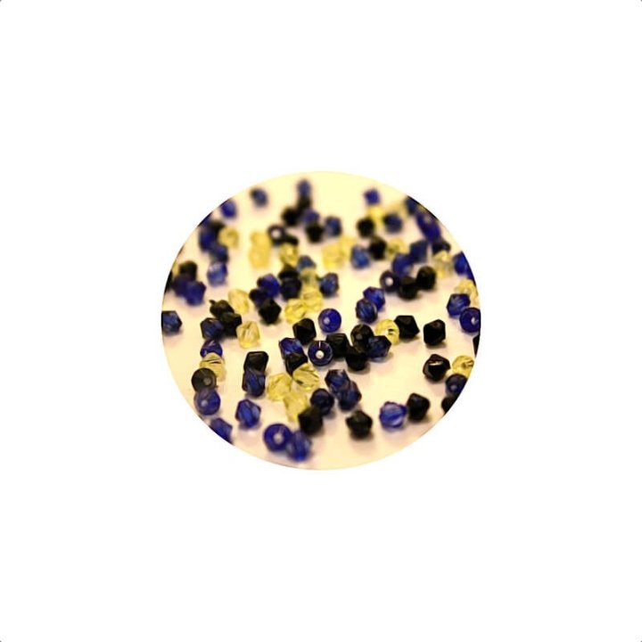 Handmade bile | Margele conice de trecere 4mm | 6140