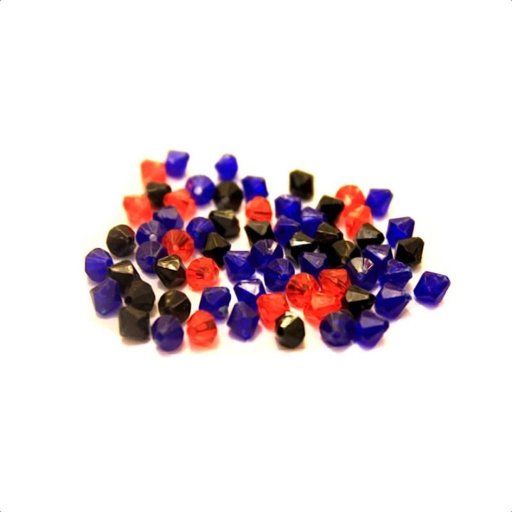 Handmade bile | Margele conice de trecere 6mm | 6142