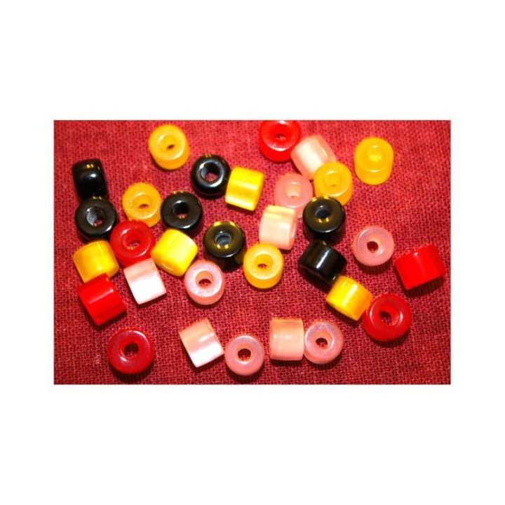 Handmade bile | Margele saiba de trecere 8mm | 6149