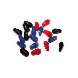 Handmade bile | Margele ovale de trecere 13mm | 6153