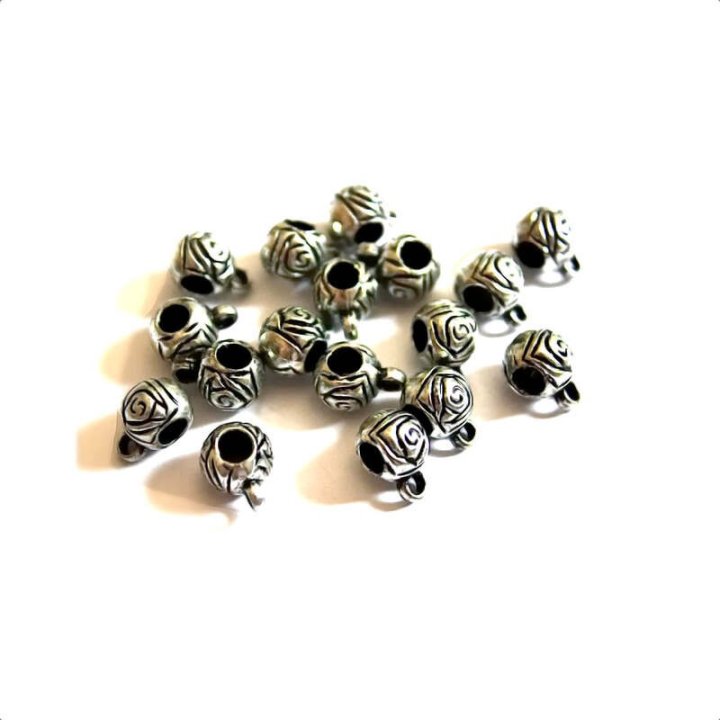 Handmade bile | Margele rotunde de trecere 9mm | 6161
