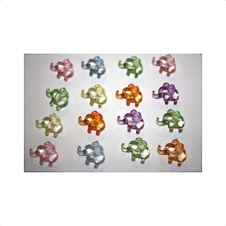 Handmade bile | Margele elefant de legatura 14mm | 6172