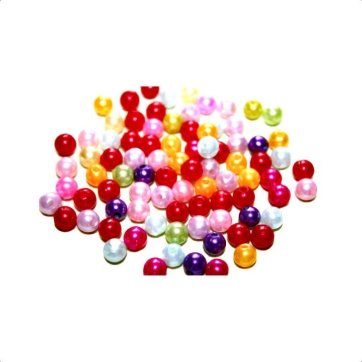 Handmade bile | Margele rotunde de trecere 6mm | 6175