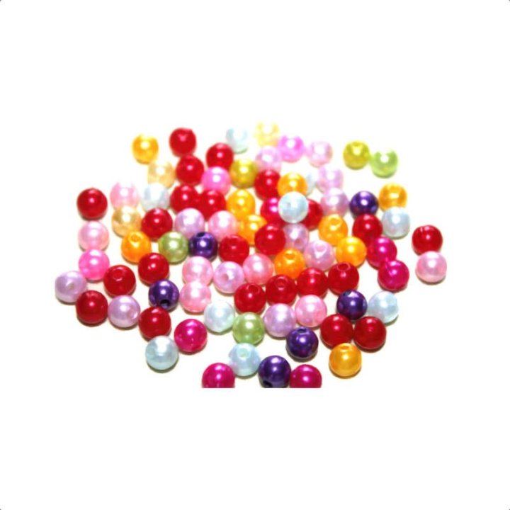 Handmade bile | Margele rotunde de trecere 8mm | 6176
