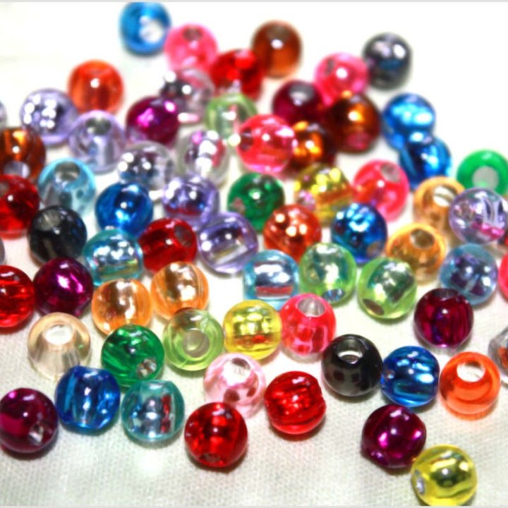 Handmade bile | Margele rotunde de trecere 6mm | 6177