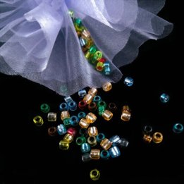 Handmade bile | Margele saiba de trecere 4mm | 6179