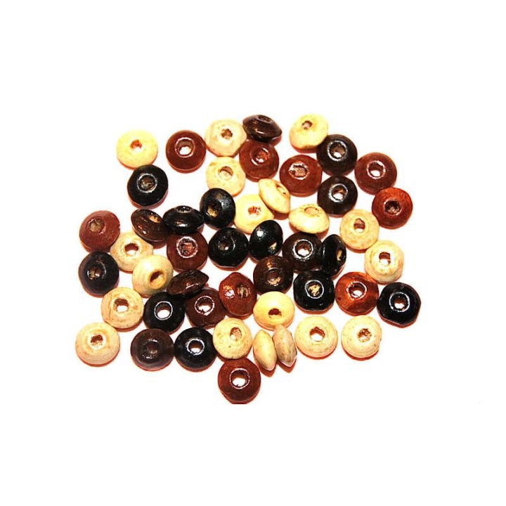 Handmade bile | Margele saiba de trecere 4mm | 6192