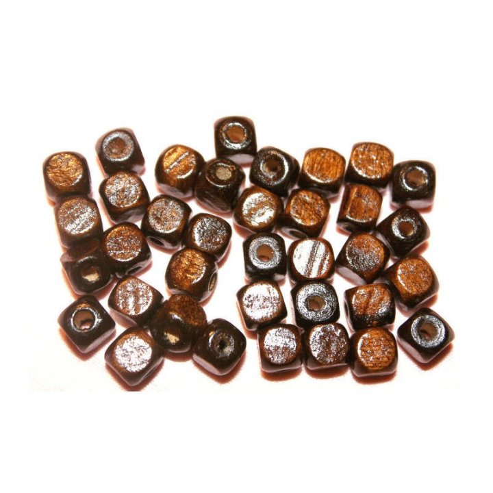 Handmade bile | Margele cub de trecere 8mm | 6198