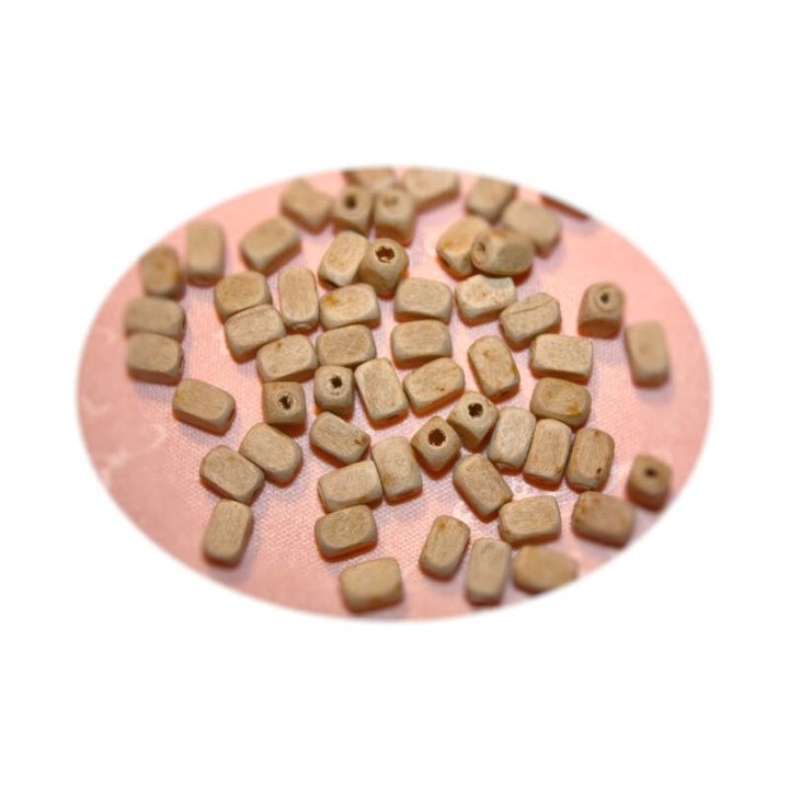 Handmade bile | Margele dreptunghi de trecere 8mm | 6202