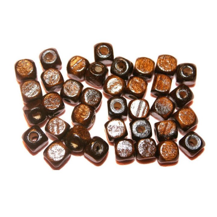Handmade bile | Margele cub de trecere 6mm | 6209