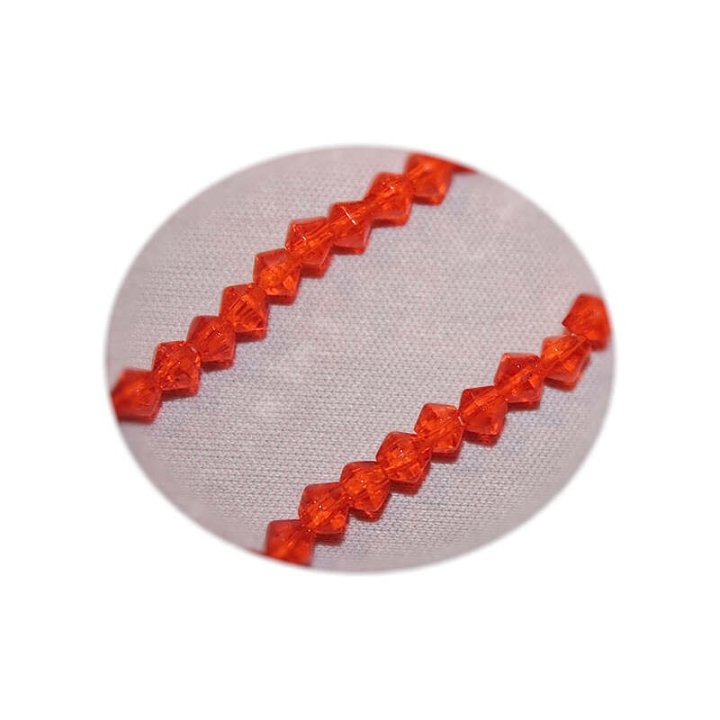 Handmade bile | Margele romb de trecere 4mm | 6213