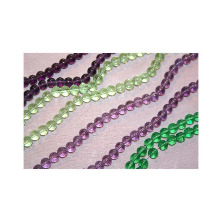 Handmade bile | Margele rotunde de trecere 6mm | 6221