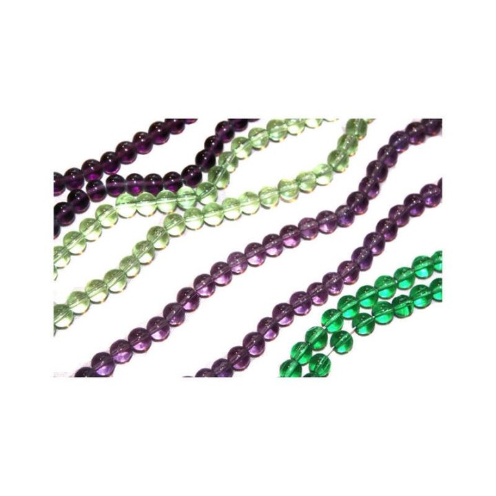 Handmade bile | Margele rotunde de trecere 6mm | 6221