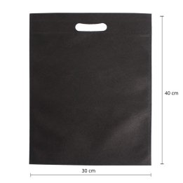 Pungi negre non-woven 30x40cm