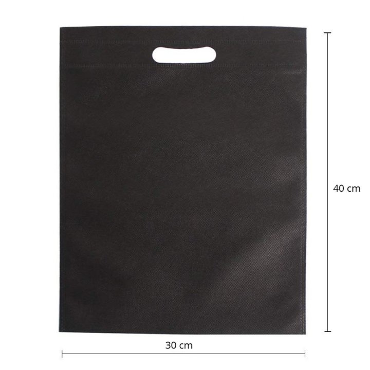Pungi negre non-woven 30x40cm