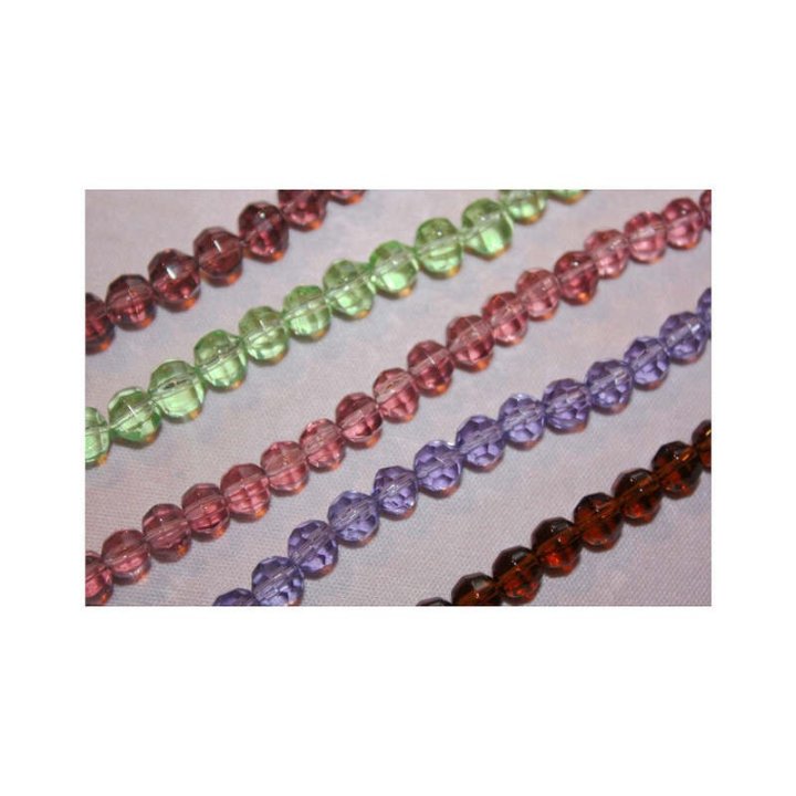 Handmade bile | Margele rotunde de trecere 8mm | 6225