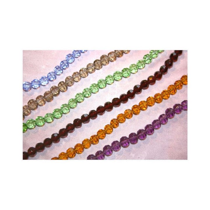 Handmade bile | Margele rotunde de trecere 4mm | 6227