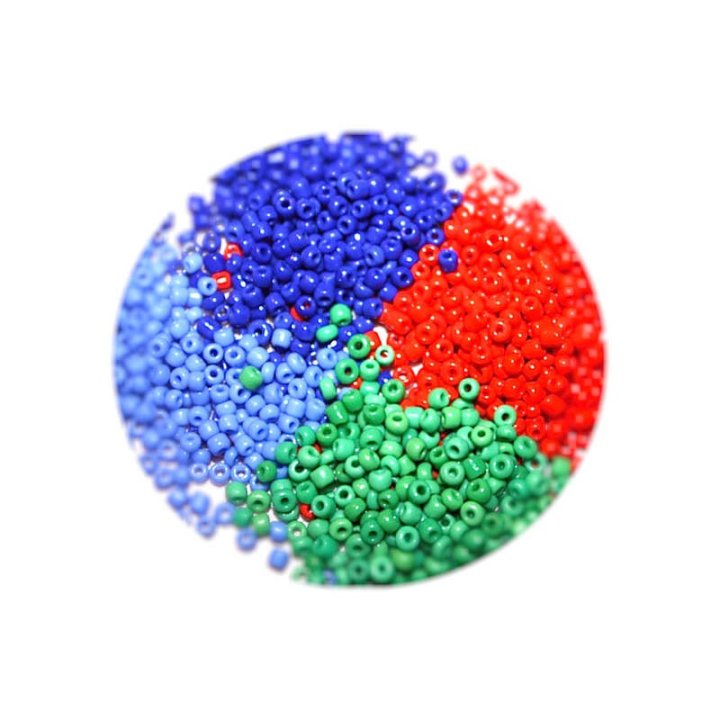 Handmade bile | Margele rotunde de trecere 4mm | 6234