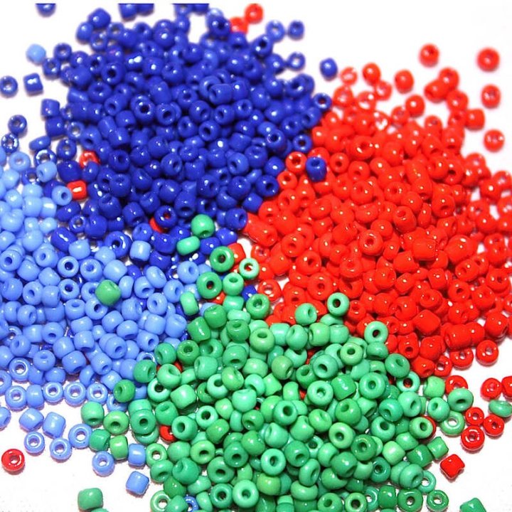 Handmade bile | Margele rotunde de trecere 4mm | 6235