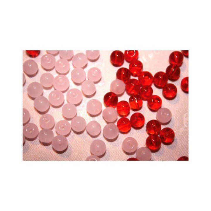 Handmade bile | Margele rotunde de trecere 4mm | 6241