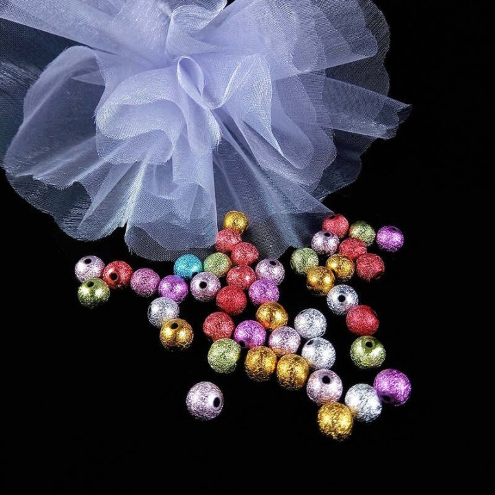 Handmade bile | Margele rotunde de trecere 8mm | 6256