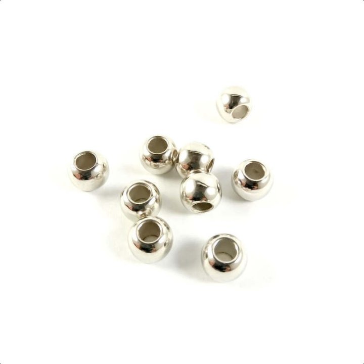 Handmade bile | Margele rotunde de trecere 10mm | 6260