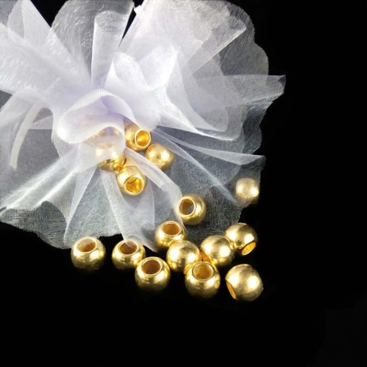 Handmade bile | Margele rotunde de trecere 12mm | 6261