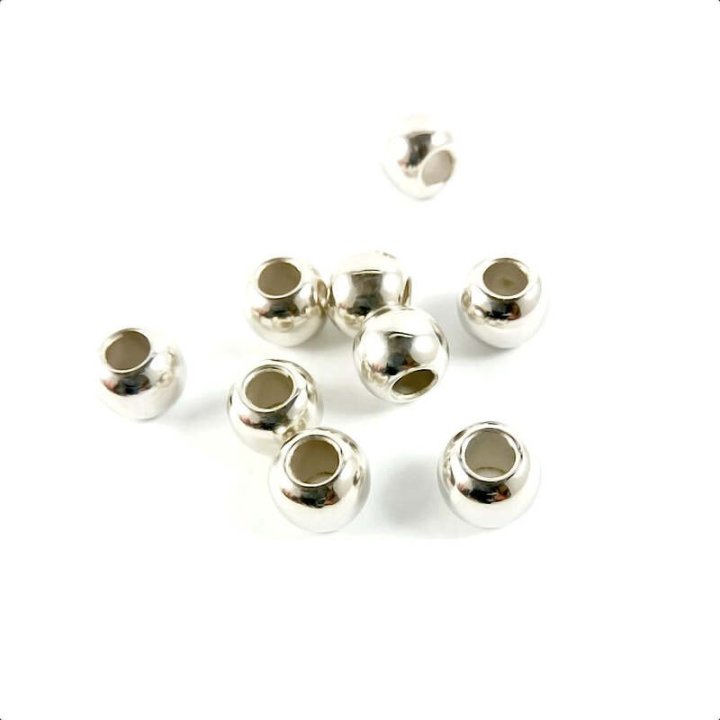 Handmade bile | Margele rotunde de trecere 12mm | 6261