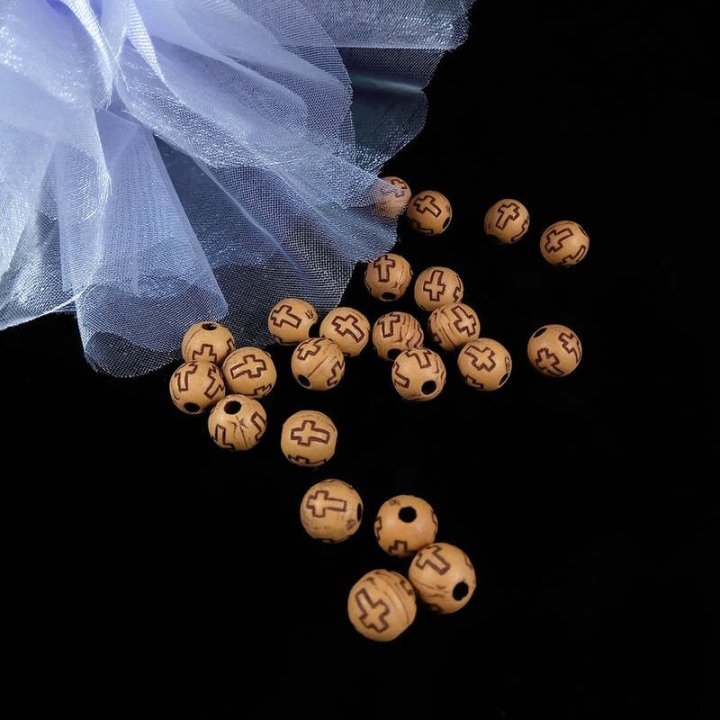 Handmade bile | Margele rotunde de trecere 8mm | 6262