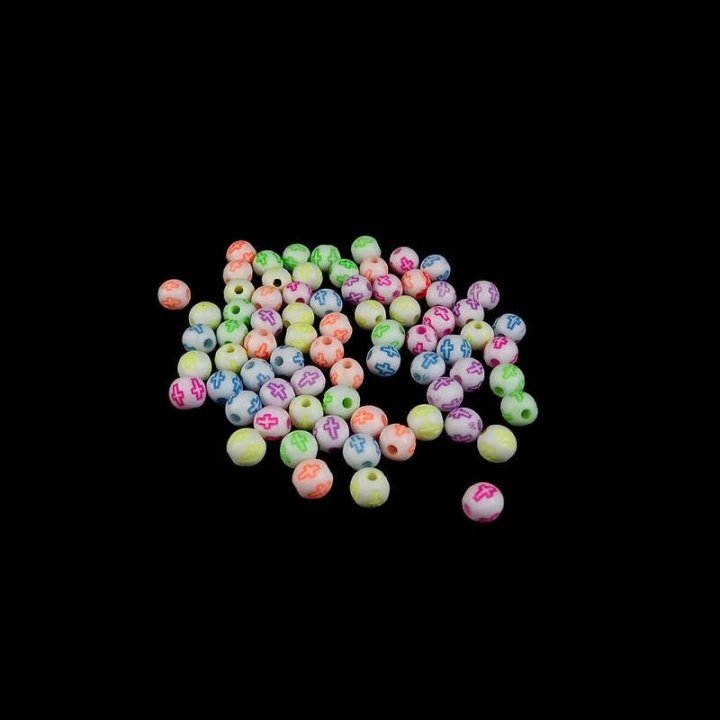 Handmade bile | Margele rotunde de trecere 6mm | 6264